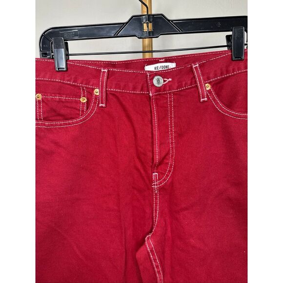 RE/DONE The Standard High Rise Straight Jeans in Currant size 28 $285 - Picture 5 of 11